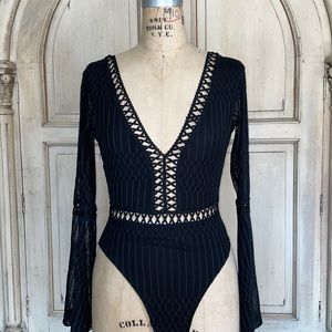 Long Sleeve Boho/Chic Bodysuit